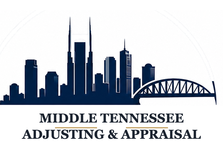 Nashville skyline — Middle Tennessee Adjusting & Appraisal